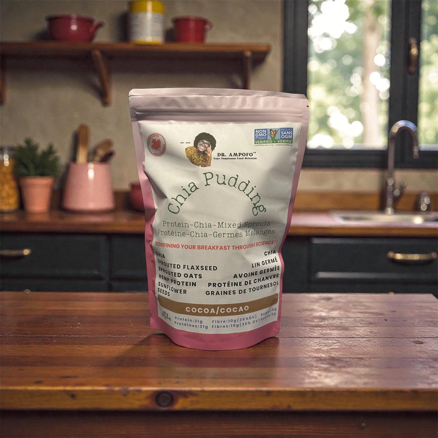 Mixed Sprouts, Chia, Sunflower Seeds & Cocoa