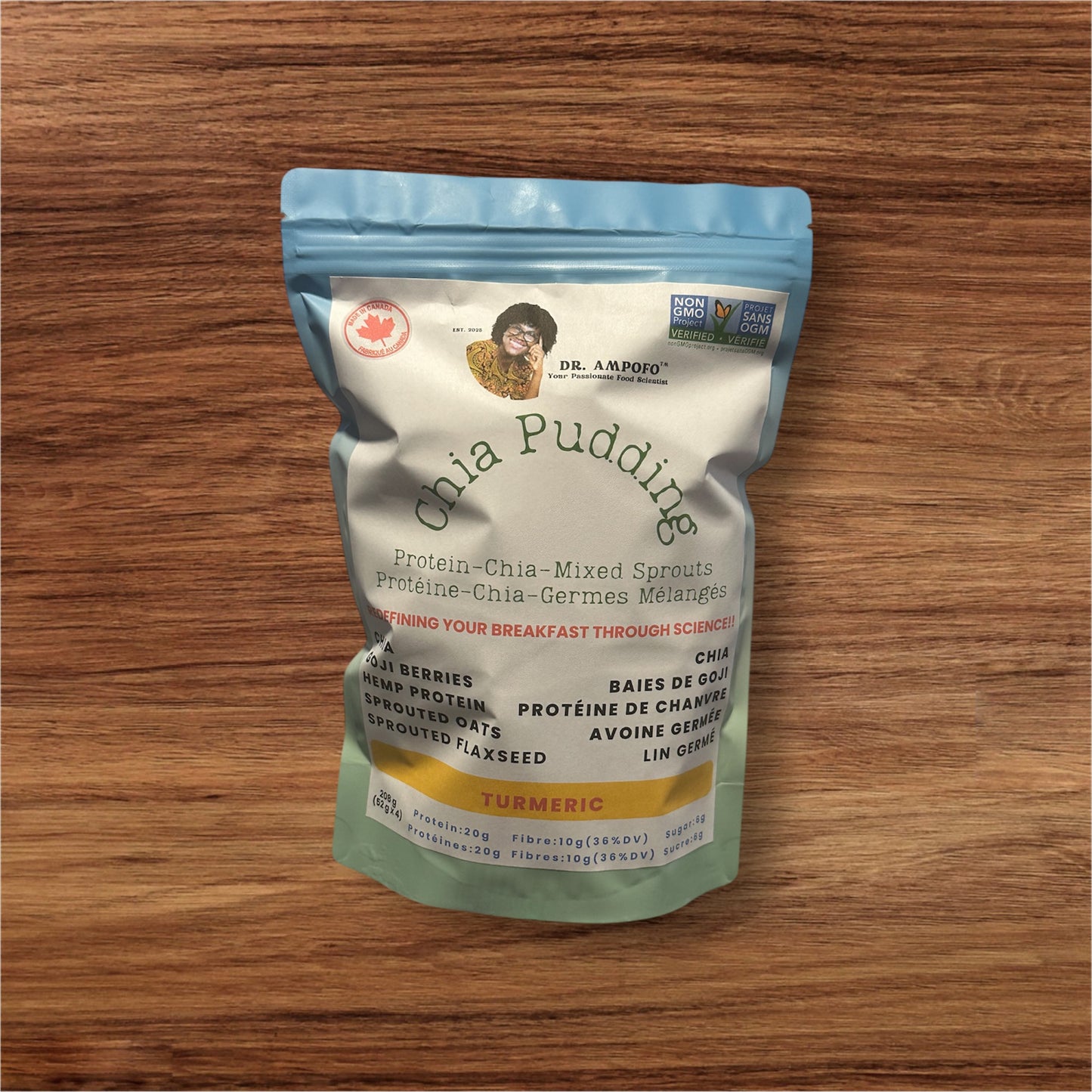 Chia, Mixed Sprouts, Goji berries & Turmeric