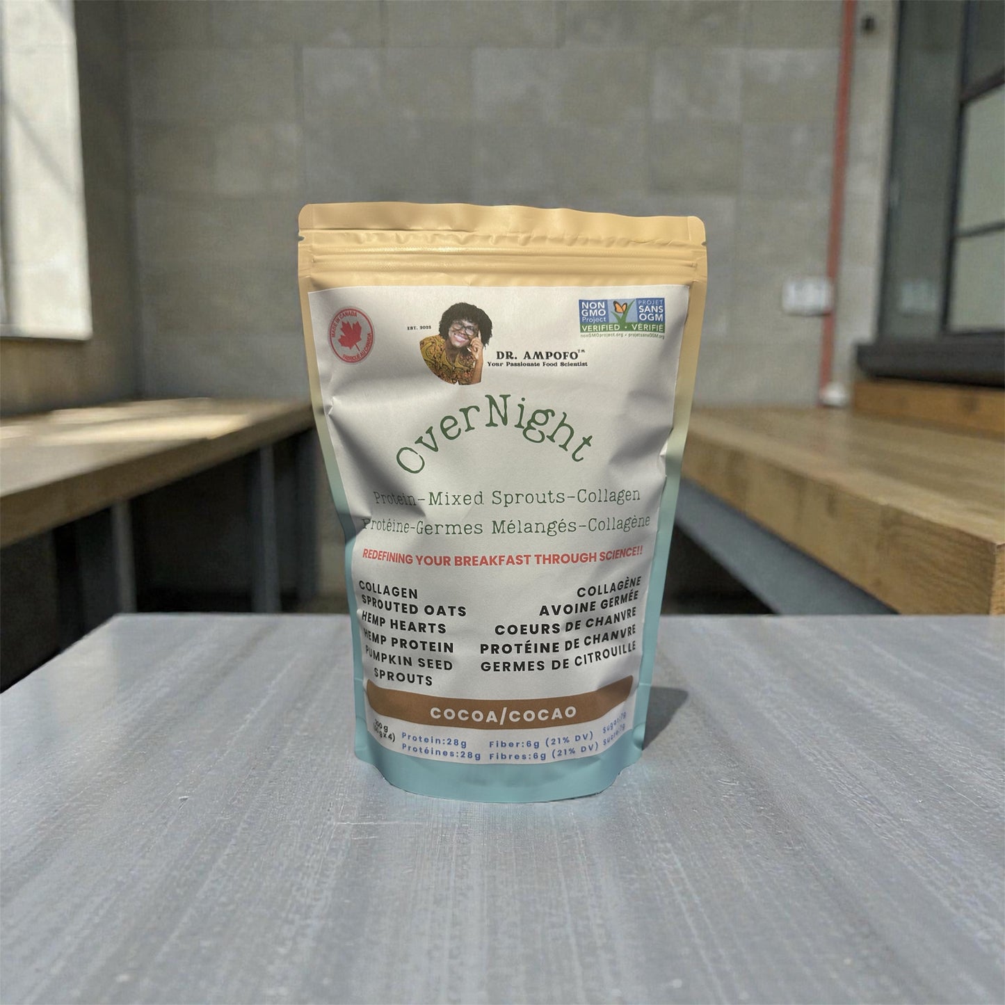 Mixed Sprouts, Collagen, Rosehip Powder & Cocoa