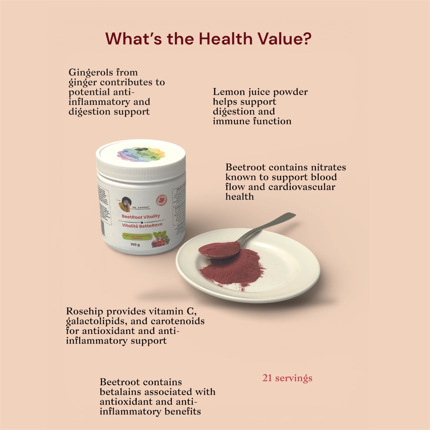 BeetRoot Vitality | 21 Servings